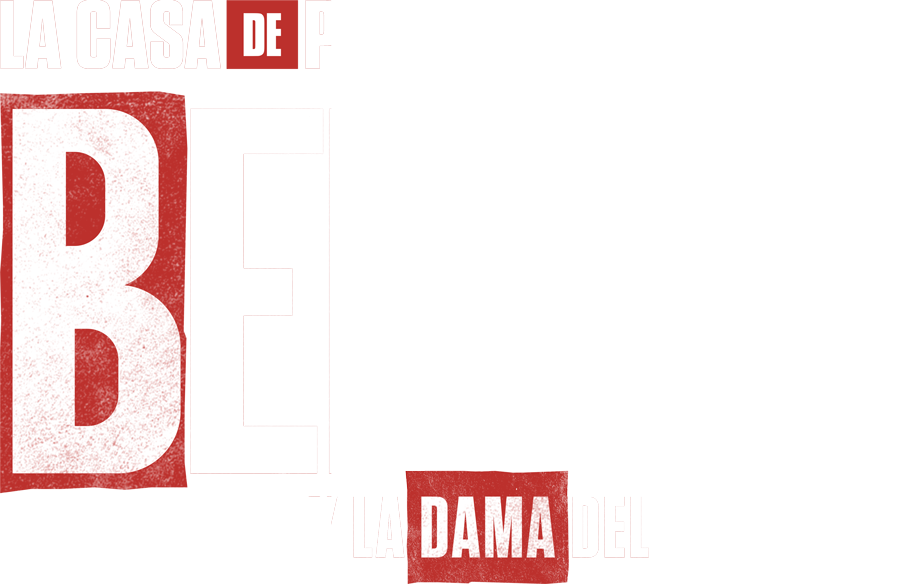Title treatment de Berlín y la dama del armiño
